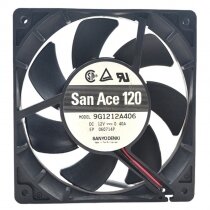 Sanyo Denki San Ace 120 9G1212A406 DC 12V 0.40A 12025 Axial Cooling Fan