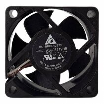 Delta ASB03512HB DC 12V 0.18A 3 Wires Axial Cooling Fan