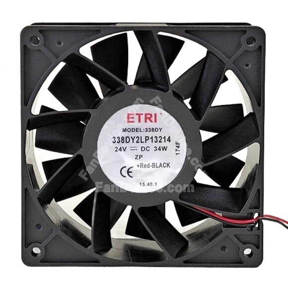 ETRI 338DY2LP13214 DC 24V 34W 12038 Axial Cooling Fan