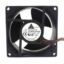 Delta EFB0812HHE DC 12V 0.62A 2 Wires / 3 Wires Axial Cooling Fan