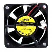ADDA AD0624HB-A71GL DC 24V 0.15A 2 Wires Axial Cooling Fan