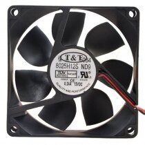 T&T 8025H12S ND9 DC 12V 0.24A 8025 Axial Cooling Fan