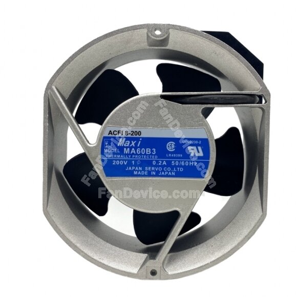 Maxi Servo MA60B3 ACF18-200 AC 200V 0.2A Axial Cooling Fan