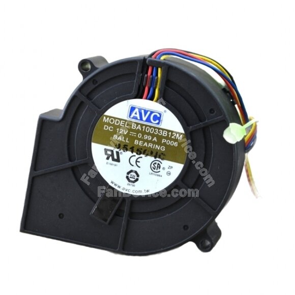 AVC BA10033B12M DC 12V 0.99A 2 Wires / 3 Wires / 4 Wires Blower Cooling Fan
