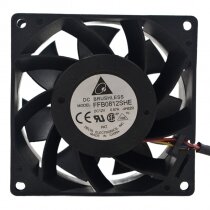 Delta FFB0812SHE DC 12V 0.87A 2 Wires / 3 Wires / 4 Wires Axial Cooling Fan