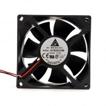 Delta AFB0824M DC 24V 0.1A 2 Wires Axial Cooling Fan