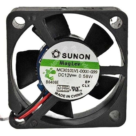 Sunon MC30101V1-0000-G99 DC 12V 0.58W 3010 Axial Cooling Fan