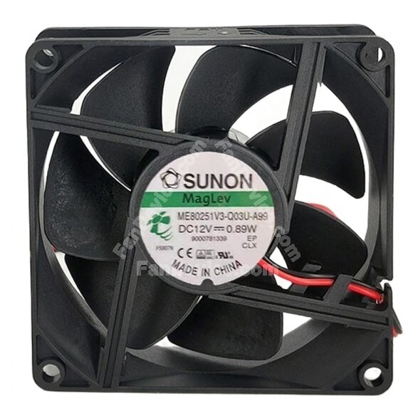 Sunon ME80251V3-Q03U-A99 DC 12V 0.89W 8025 Axial Cooling Fan