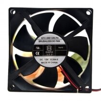 DWPH EFC-08E12M-P4 DC 12V 0.25A 2 Wires Axial Cooling Fan
