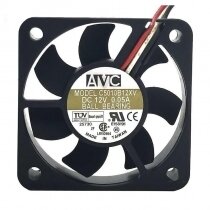 AVC C5010B12XV DC 12V 0.05A 2 Wires / 3 Wires Axial Cooling Fan