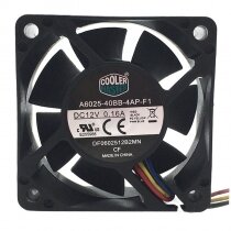 COOLER MASTER A6025-40BB-4AP-F1 DC 12V 0.16A 6025 PWM Axial Cooling Fan