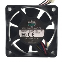 COOLER MASTER A6025-60BB-4AP-F1 DC 12V 0.50A 6025 PWM Axial Cooling Fan