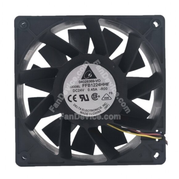 Delta FFB1224HHE DC 24V 0.45A 12038 Axial Cooling Fan