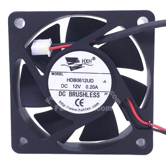 HXH HDB0612UD DC 12V 0.20A 6015 Axial Brushless Cooling Fan