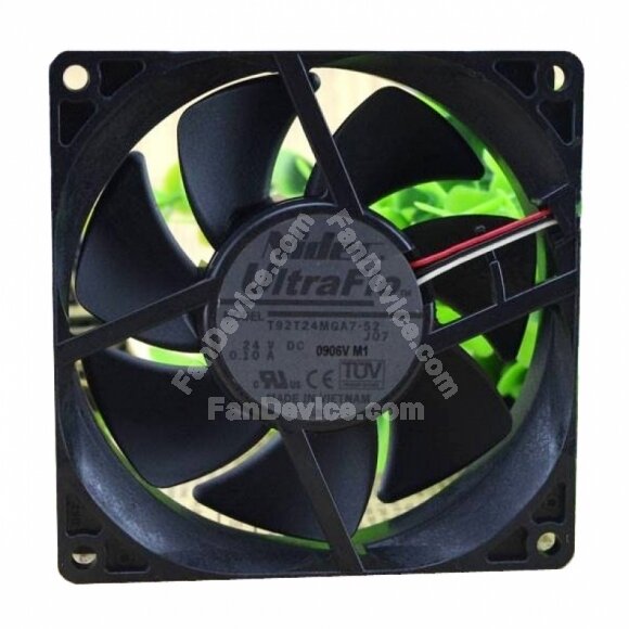 Nidec T92T24MGA7-52 DC 24V 0.10A 3 Wires Axial Cooling Fan