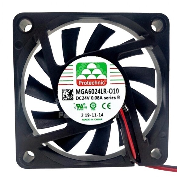 Magic MGA6024LR-O10 DC 24V 0.08A 6010 Axial Cooling Fan