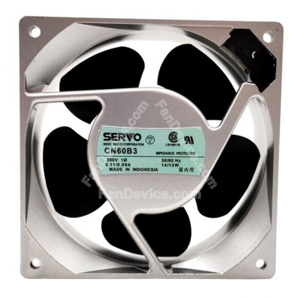 Servo CN60B3 AC 200V 0.11/0.09A 14/12W 12038 Axial Cooling Fan