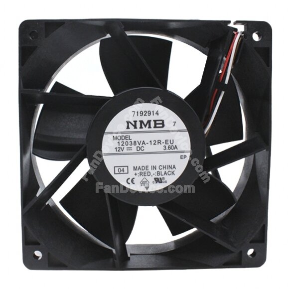NMB 12038VA-12R-EU DC 12V 3.60A 12038 Axial Cooling Fan