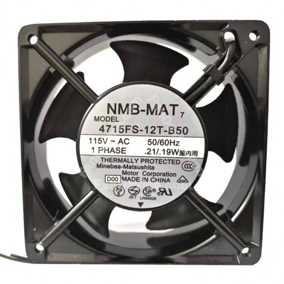 NMB-MAT 4715FS-12T-B50 AC 115V 0.21/0.19A 12038 Axial Cooling Fan