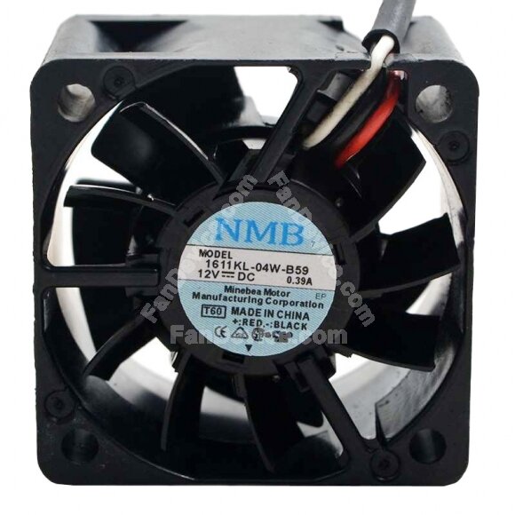 NMB 1611KL-04W-B59 DC 12V 0.39A 4028 Axial Cooling Fan