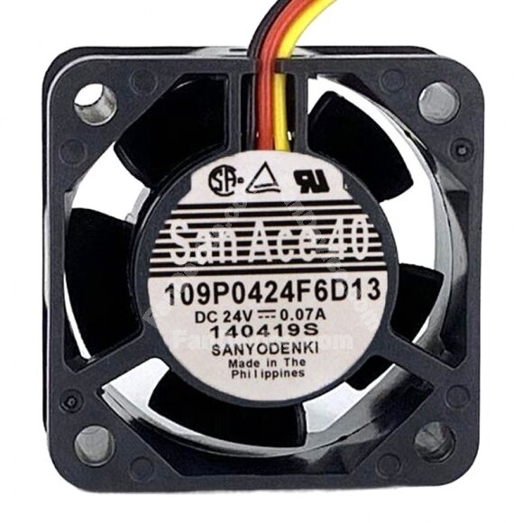 Sanyo Denki San Ace 40 109P0424F6D13 DC 12V 0.07A 4020 Axial Cooling Fan