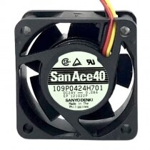 Sanyo Denki San Ace 40 109P0424H701 DC 24V 0.08A 4015 Axial Cooling Fan