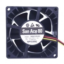 Sanyo Denki San Ace 80 9G0812G101 DC 12V 1.1A 8038 Axial Cooling Fan