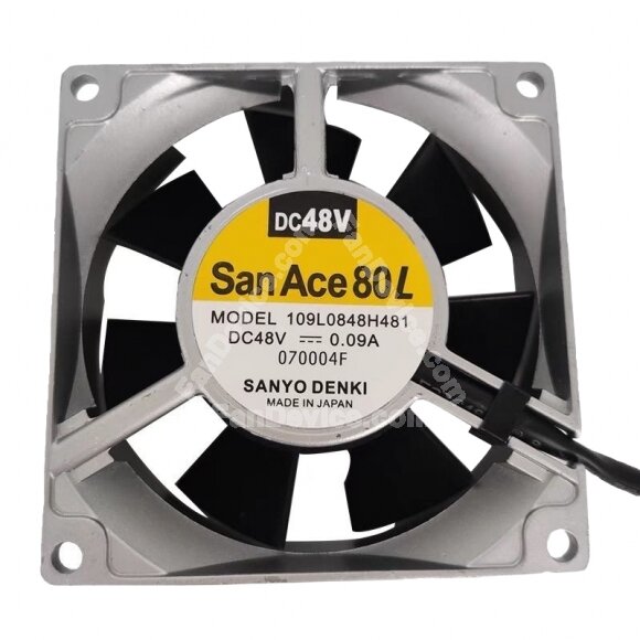 Sanyo Denki San Ace 80L 109L0848H481 DC 48V 0.09A 8025 Axial Cooling Fan