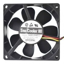 Sanyo Denki San Cooler 80 9A0812H401 DC 12V 0.13A 8025 Axial Cooling Fan