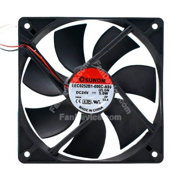 Sunon EEC0252B1-000C-A99 DC 24V 5.0W 12025 Axial Cooling Fan