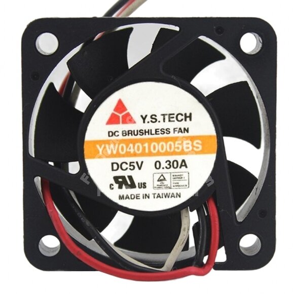 Y.S.TECH YW04010005BS DC 5V 0.30A 4010 Axial Brushless Cooling Fan