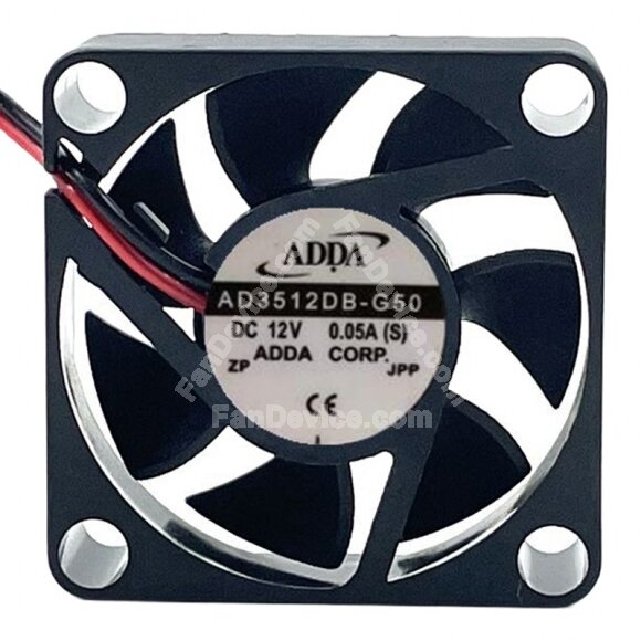 ADDA AD3512DB-G50 DC 12V 0.05A 3510 Axial Cooling Fan