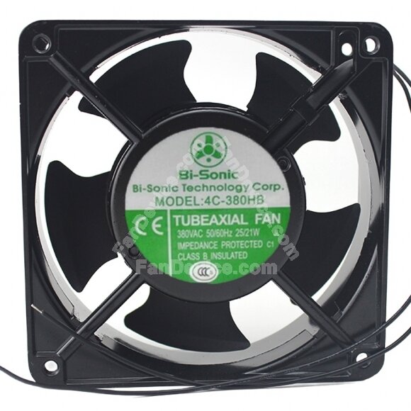 Bi-Sonic 4C-380HB AC 380V 25/21W 12038 Axial Cooling Fan