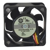 Protechnic MGA4012ZB-A15 DC 12V 0.20A 4015 Axial Cooling Fan