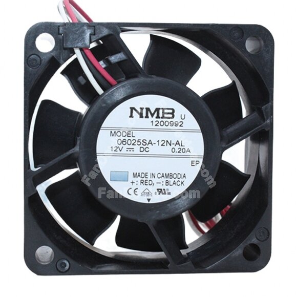 NMB 06025SA-12N-AL DC 12V 0.20A 6025 Axial Cooling Fan