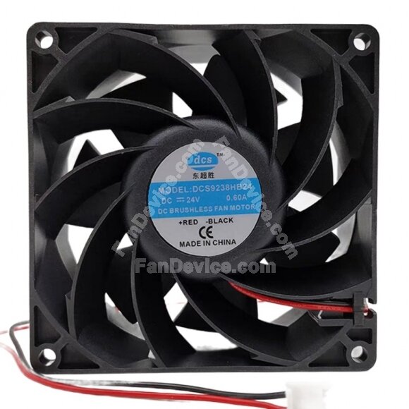 DCS DCS9238HB24 DC 24V 0.60A 9038 Axial Brushless Cooling Fan