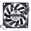 Power Logic PLA07010B12HH DC 12V 0.50A 2 Wires / 3 Wires / 4 Wires Axial Cooling Fan