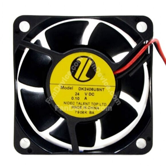 Nidec DK2406USNT DC 24V 0.10A 6025 Axial Cooling Fan
