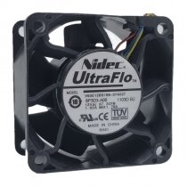 Nidec UltraFlo V60E12BS1B5-07A027 DC 12V 1.60A 6038 Axial Cooling Fan