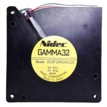 Nidec GAMMA32 D12F-24PLH1C10 DC 24V 0.91Amp 2 Wires Blower Cooling Fan