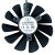 FOCOSEE FY010010M12LPA DC 12V 0.45A 3 Wires Axial Cooling Fan