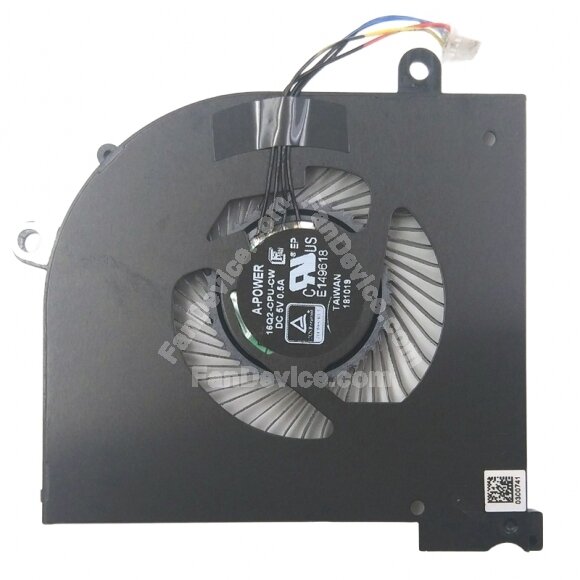 A-POWER 16Q2-CPU-CW E149618 DC 5V 0.5A Laptop Cooling Fan