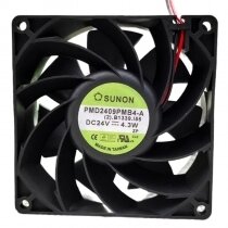 Sunon PMD2409PMB4-A DC 24V 4.3W 2 Wires / 3 Wires / 4 Wires Axial Cooling Fan