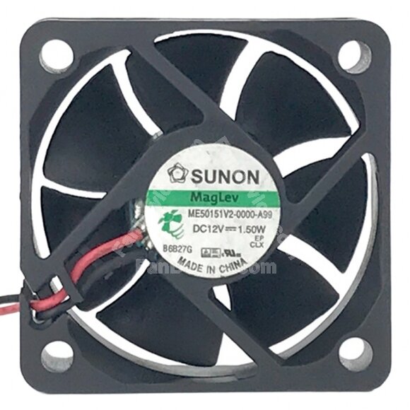Sunon Maglev ME5015V2-0000-A99 DC 12V 1.50W 2 Wires Axial Cooling Fan