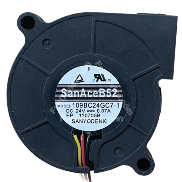 Sanyo Denki San Ace B52 109BC24GC7-1 DC 24V 0.07A Blower Cooling Fan
