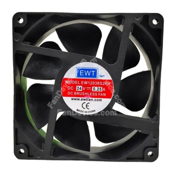 EWT EW12038S24H DC 24V 0.25A 2 Wires / 3 Wires / 4 Wires Axial Cooling Fan