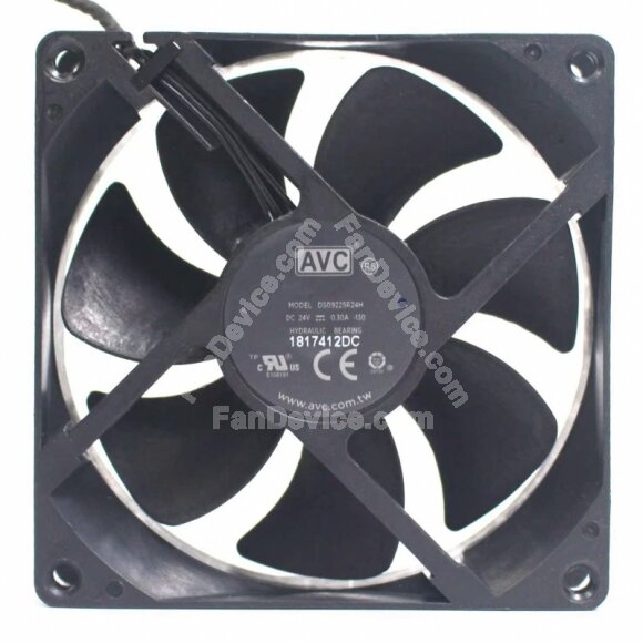 AVC DS09225R24H DC 24V 0.30A 9225 Hydraulic Bearing Axial Cooling Fan