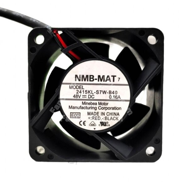 NMB-MAT 2415KL-S7W-B40 DC 48V 0.16A 2 Wires / 3 Wires / 4 Wires Axial Cooling Fan