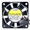 Sanyo Denki San Ace60WF 9WF0624H7D05 DC 24V 0.12A 3 Wires Axial Cooling Fan