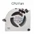 CPU & GPU Fan for MSI 15P3 Pulse16 AI C1VFKG PABD1A010SHR PABD1A010SHL